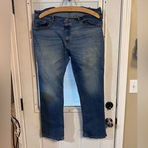 Source Unknown Men's Straight Blue Jeans